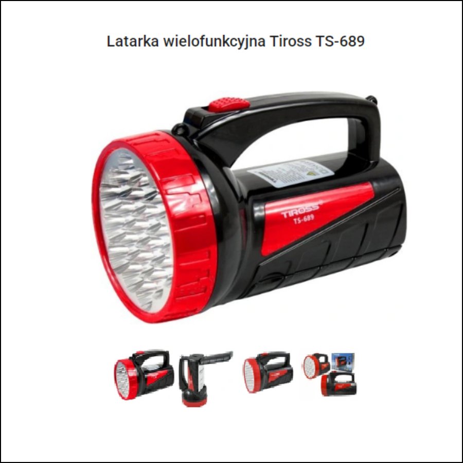 LATARKA WIELOFUNKCYJNA TIROSS TS-689